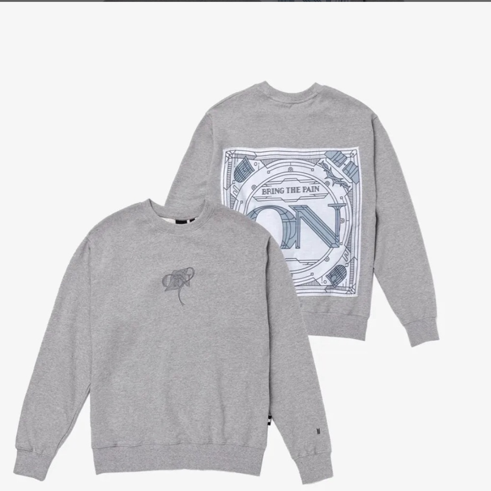 BTS POP-UP MAP OF THE SOUL ON SWEATSHIRT
